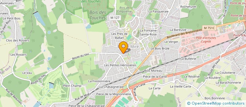 localisation de l'entreprise SEAJOBS  BALLAN-MIRE