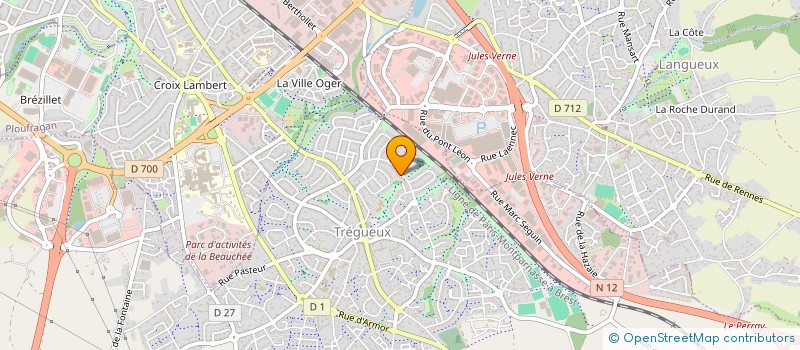 localisation de l'entreprise SEALART  TREGUEUX