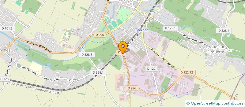 localisation de l'entreprise SEALED AIR HOLDING FRANCE à EPERNON