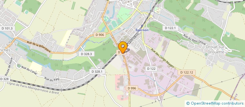 localisation de l'entreprise SEALED AIR SAS à EPERNON