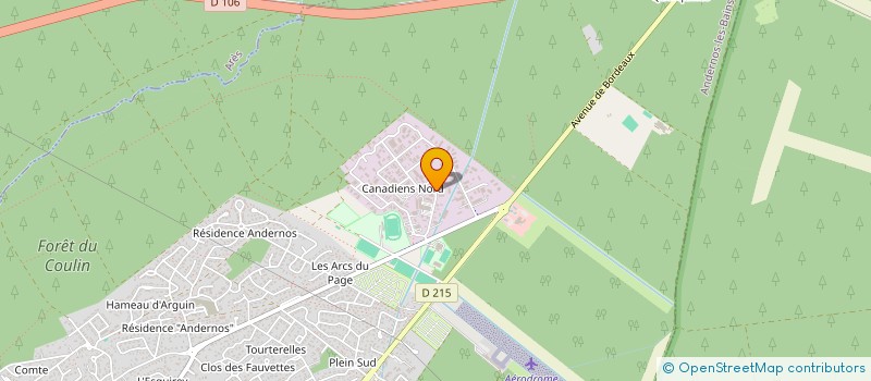 localisation de l'entreprise SEALLAGE à ANDERNOS-LES-BAINS