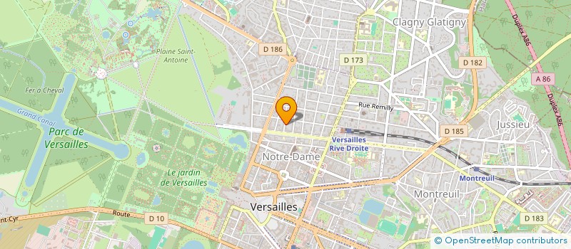 localisation de l'entreprise SEALMA à VERSAILLES
