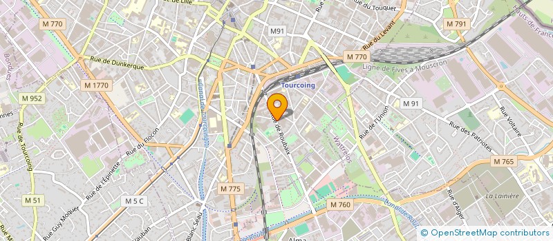 localisation de l'entreprise SEALPRO à TOURCOING