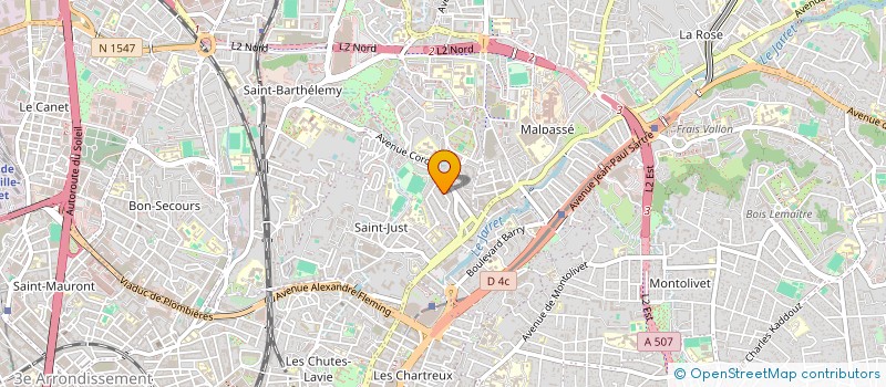 localisation de l'entreprise SEALUX 13 à MARSEILLE