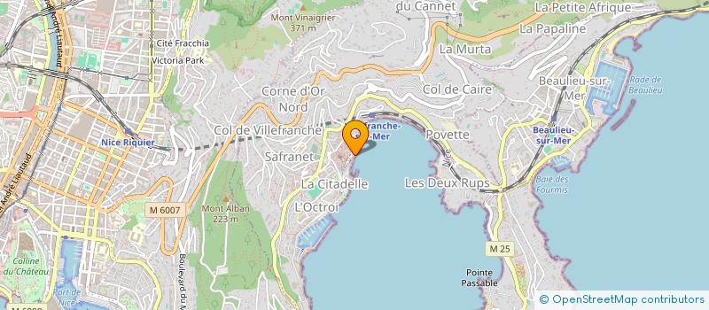 localisation de l'entreprise SEALUX YACHTING  SAINT-JEAN-CAP-FERRAT