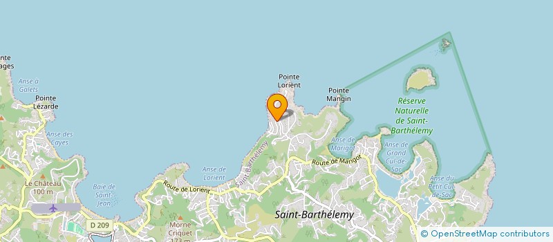 localisation de l'entreprise SEAM à SAINT-BARTHELEMY