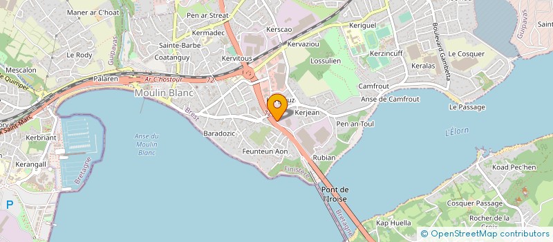 localisation de l'entreprise SEAMER à LE RELECQ-KERHUON