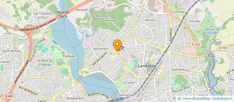 localisation de l'entreprise SEAMER FRANCE  LANESTER