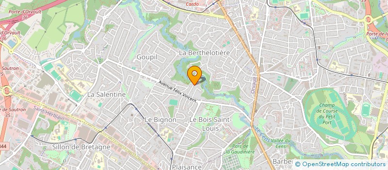 localisation de l'entreprise SEANAPS à ORVAULT