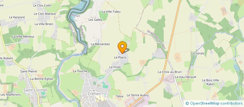 localisation de l'entreprise SEANE à CREHEN