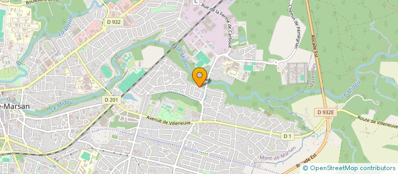 localisation de l'entreprise SEANEO  MONT-DE-MARSAN