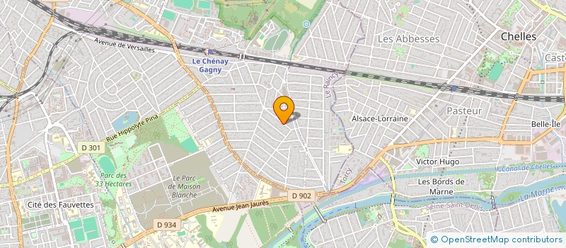 localisation de l'entreprise SEANG TOUM CONSULTING  GAGNY