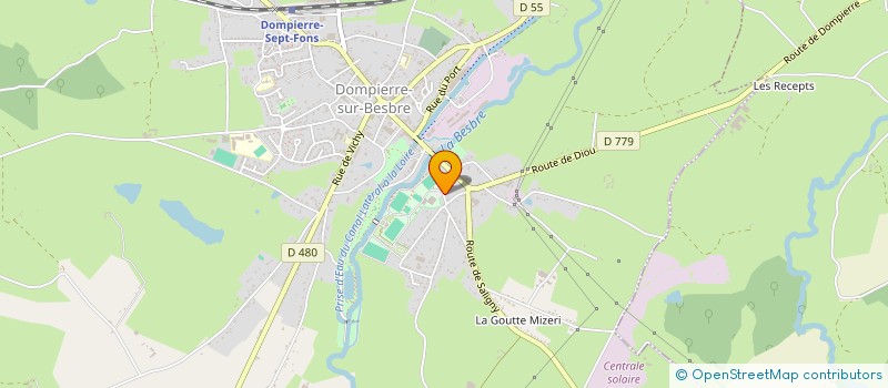 localisation de l'entreprise SEANTESS  DOMPIERRE-SUR-BESBRE