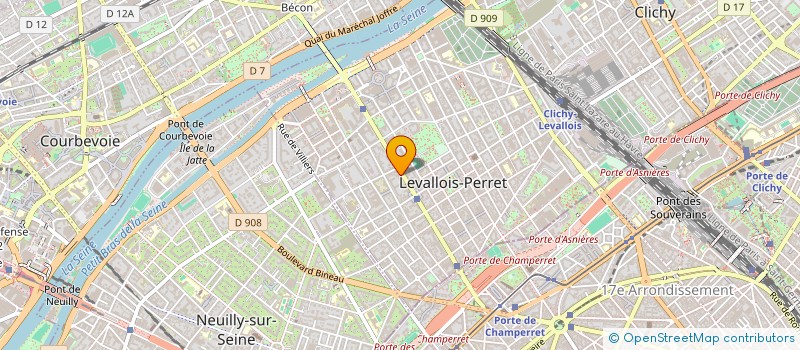 localisation de l'entreprise SEAOWL à LEVALLOIS-PERRET