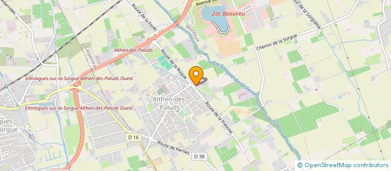 localisation de l'entreprise SEAPEX à ALTHEN-DES-PALUDS