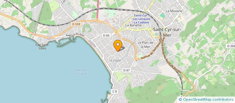 localisation de l'entreprise SEAREN BOAT à SAINT-CYR-SUR-MER