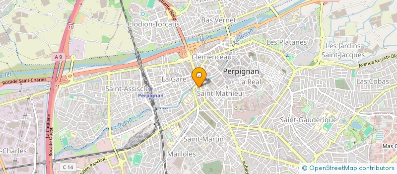 localisation de l'entreprise SEARL ARCHI CONCEPT  PERPIGNAN