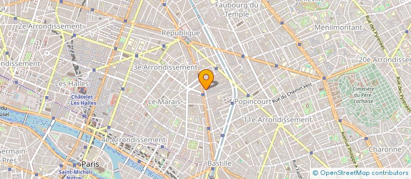 localisation de l'entreprise SEARTYS à PARIS