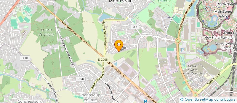 localisation de l'entreprise SEASHELL INVEST  MONTEVRAIN