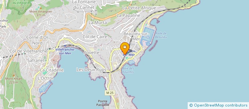 localisation de l'entreprise SEASHORES WINE  BEAULIEU-SUR-MER