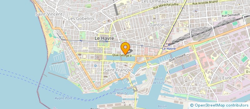 localisation de l'entreprise SEASIDE à LE HAVRE