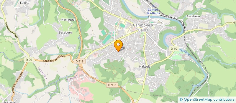 localisation de l'entreprise SEASKAPRO à CAMBO-LES-BAINS