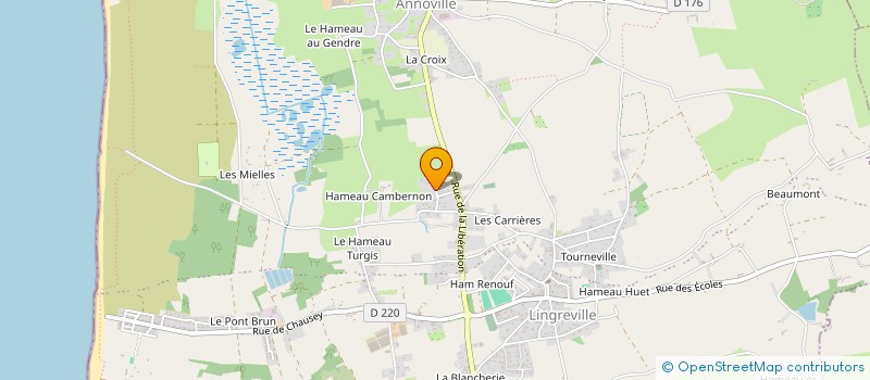 localisation de l'entreprise SEASON  TOURNEVILLE-SUR-MER