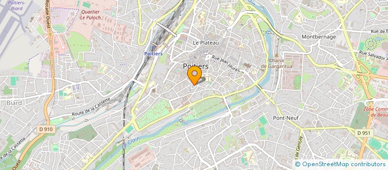 localisation de l'entreprise SEASON BAR  POITIERS