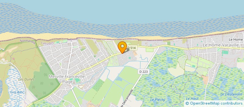 localisation de l'entreprise SEASONOVA DEVELOPPEMENT DURABLE  MERVILLE-FRANCEVILLE-PLAGE