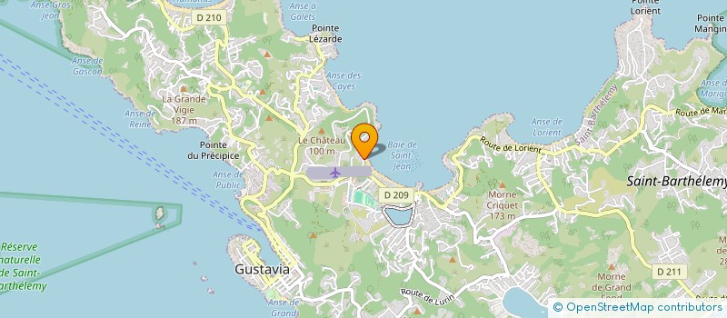 localisation de l'entreprise SEASTAR à SAINT-BARTHELEMY