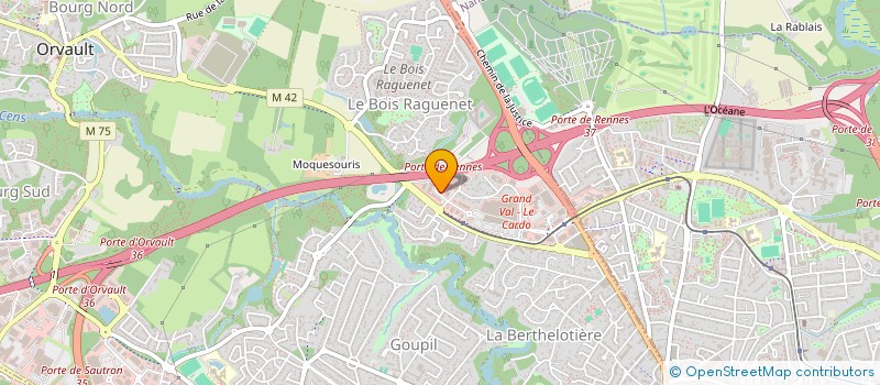 localisation de l'entreprise SEAT-IN à ORVAULT