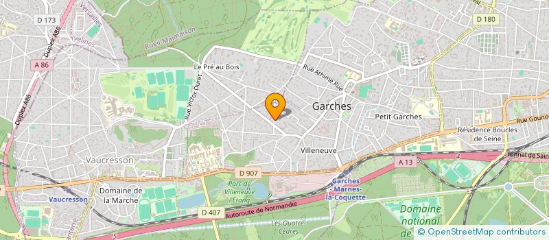 localisation de l'entreprise SEAVIEW à GARCHES