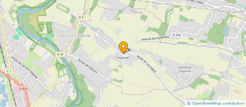 localisation de l'entreprise SEAVIEW  LACROIX-FALGARDE