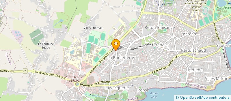 localisation de l'entreprise SEAWITLAB à SAINT-NAZAIRE