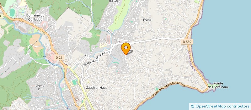 localisation de l'entreprise SEAXPRESS à SAINTE-MAXIME