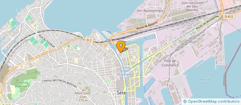 localisation de l'entreprise SEAZ  SETE