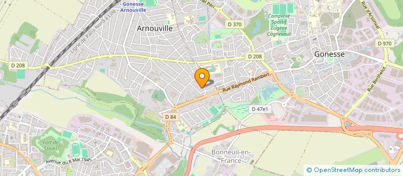 localisation de l'entreprise SEB à ARNOUVILLE