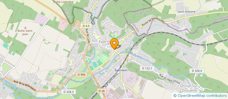 localisation de l'entreprise SEB à EPERNON