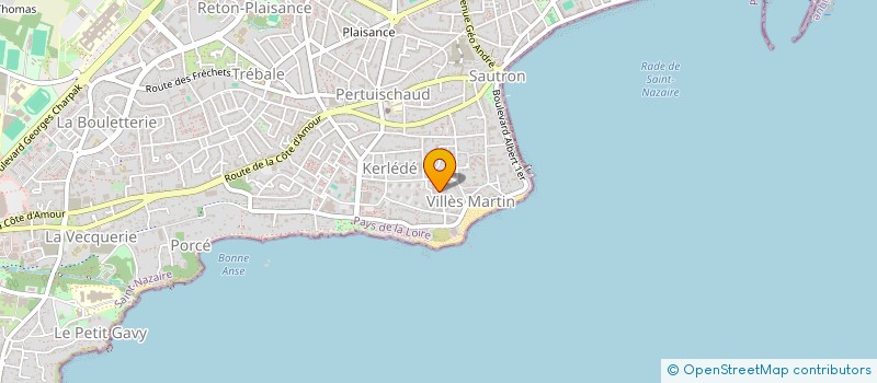 localisation de l'entreprise SEB  SAINT-NAZAIRE