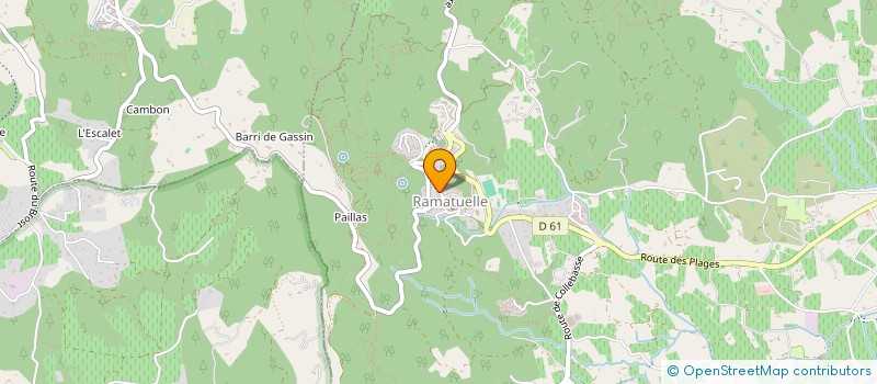 localisation de l'entreprise SEB  RAMATUELLE