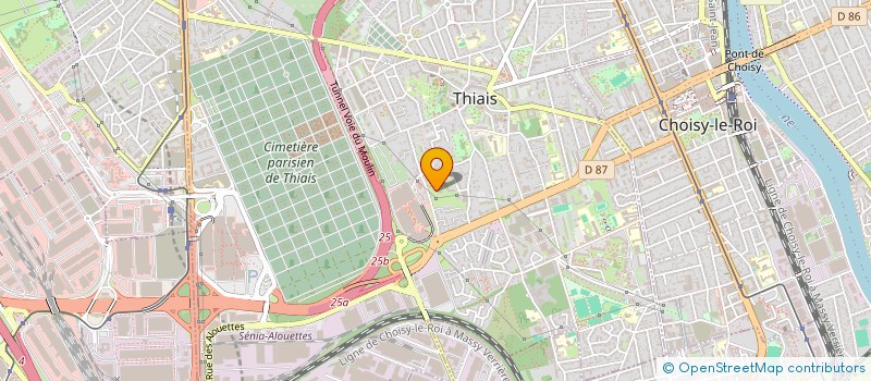 localisation de l'entreprise SEB-ASTIEN STE  THIAIS