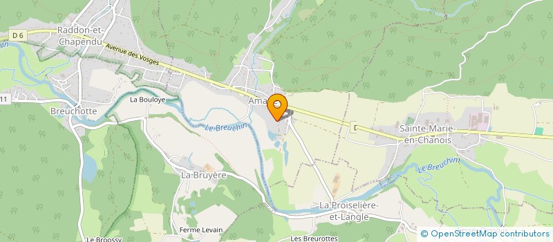 localisation de l'entreprise SEB AU VERT  AMAGE