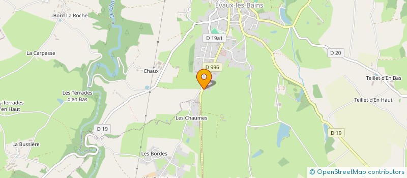 localisation de l'entreprise SEB AUTO CONTROLE à EVAUX-LES-BAINS
