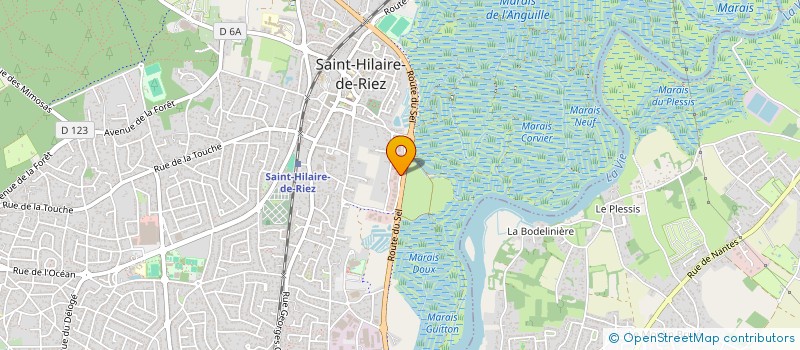 localisation de l'entreprise SEB BONNIER CARRELAGE à SAINT-HILAIRE-DE-RIEZ