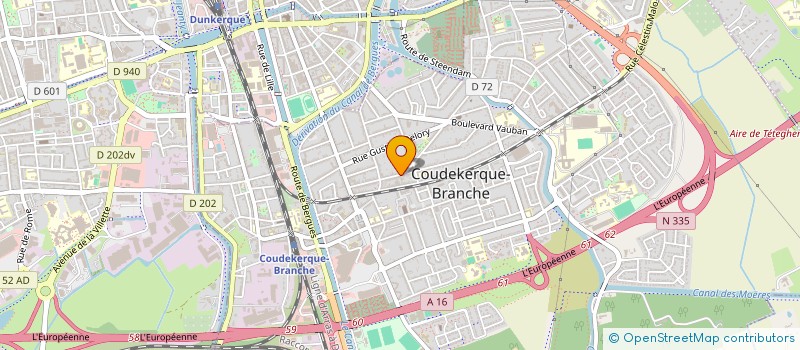 localisation de l'entreprise SEB BOSQUET COMMUNICATION  COUDEKERQUE-BRANCHE