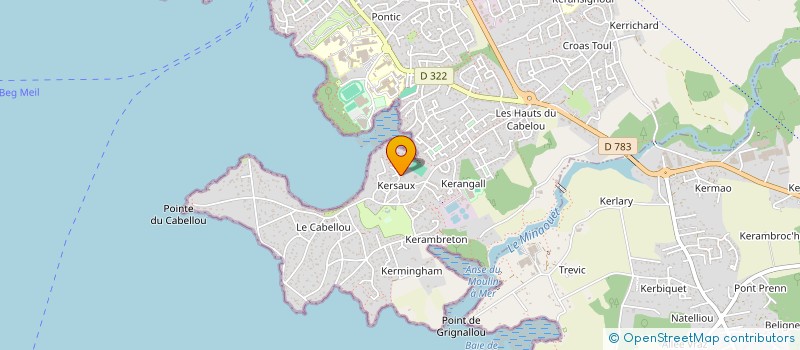 localisation de l'entreprise SEB'BRICO à CONCARNEAU