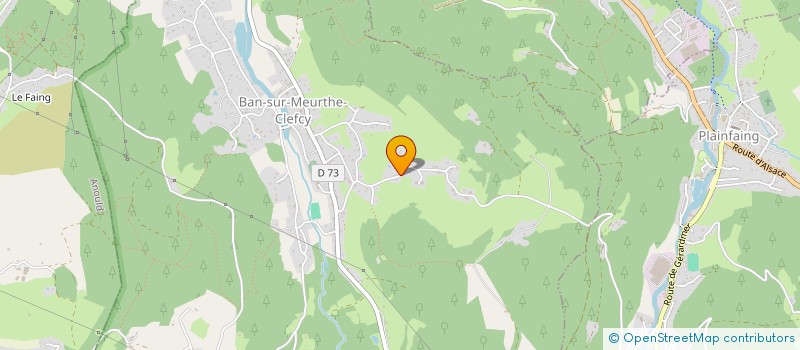 localisation de l'entreprise SEB CARRELAGE  BAN-SUR-MEURTHE-CLEFCY