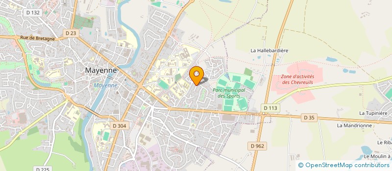 localisation de l'entreprise SEB DANS LE PETRIN  MAYENNE