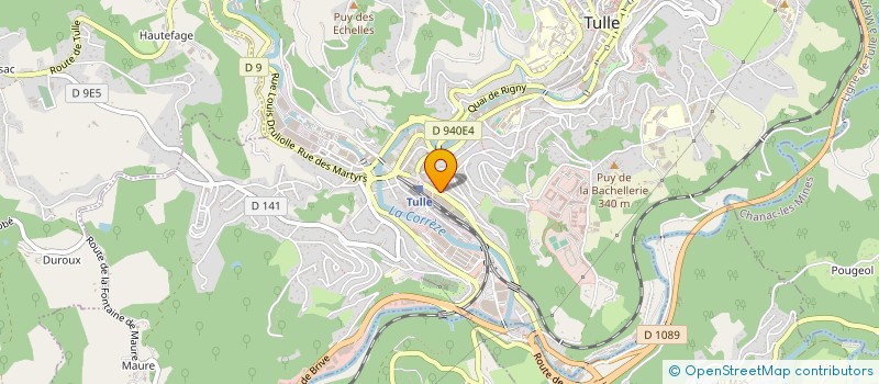 localisation de l'entreprise SEB DEPANNAGE  TULLE