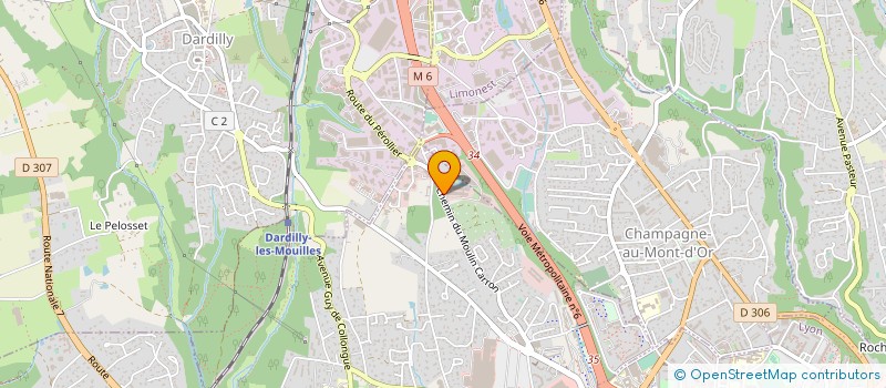 localisation de l'entreprise SEB DEVELOPPEMENT  ECULLY